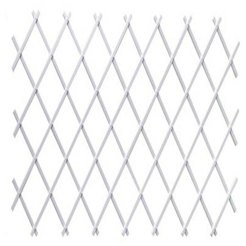 foto del prodotto comercial candela traliccio plastica 1x3 m 100 pvc bianco tutor di piante resistente decorazione giardino