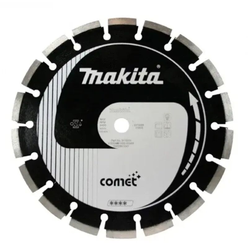 foto del prodotto comet disco diamantato a settori per asfalto 350x25,4 mm makita