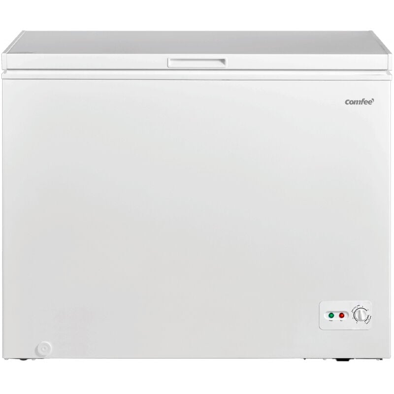 foto del prodotto comfeè rcc395wh2. capacità netta congelatore 293 l, classe climatica sn-t, capacità di congelamento 14 kg 24h, autonomia senza energia elettrica