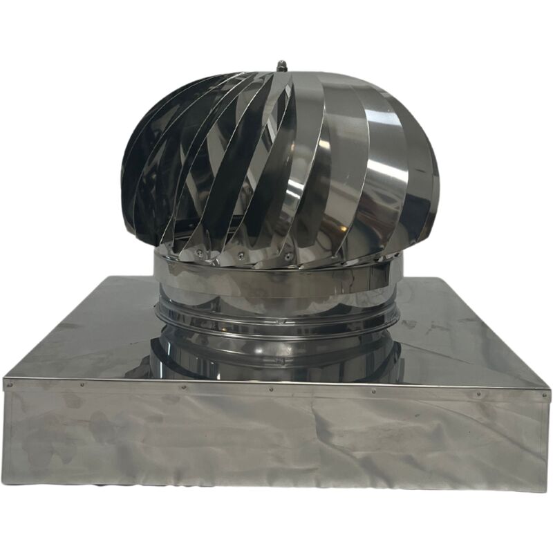 foto del prodotto comignolo girevole a base quadrata 520 x 520 mm