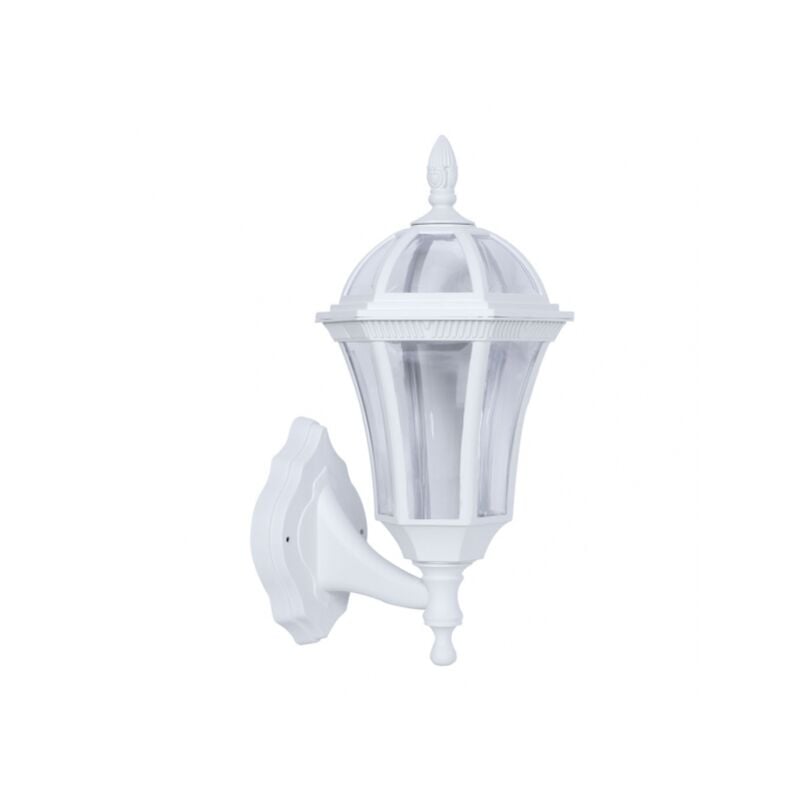 foto del prodotto comino lampada da parete per esterni 1xe27 bianco ip44 policarbonato 41,1x17x6x23,8 cm