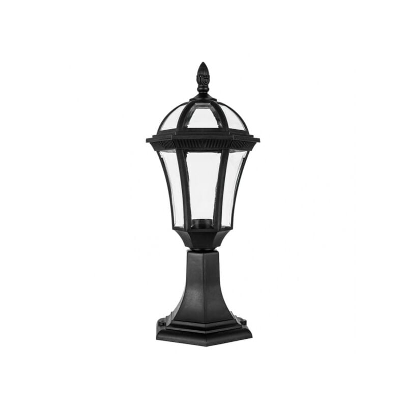 foto del prodotto comino lampada da parete per esterni 1xe27 nero ip44 policarbonato 47,6x17,6x17,6x17,6 cm