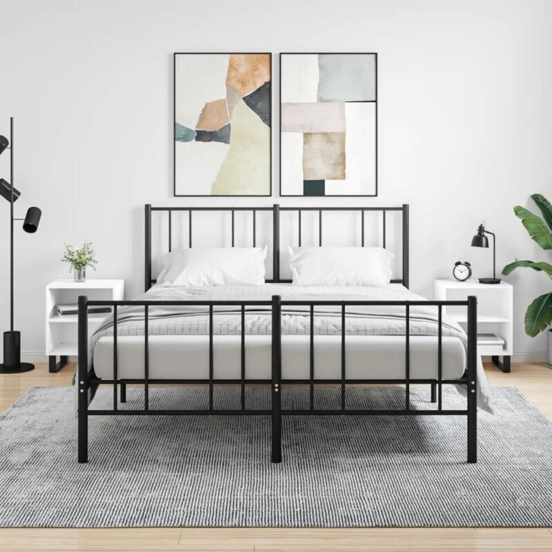 foto del prodotto comodini 2 pz bianchi 40x30x50 cm in legno multistrato vidaxl