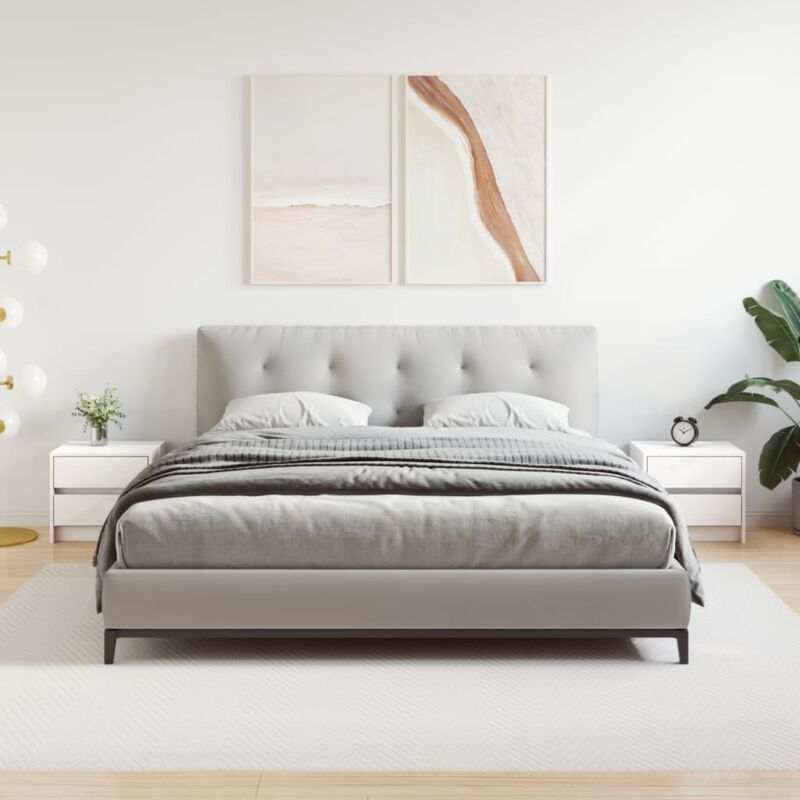 foto del prodotto comodini 2 pz bianchi 40x31x35,5 cm in legno massello di pino vidaxl