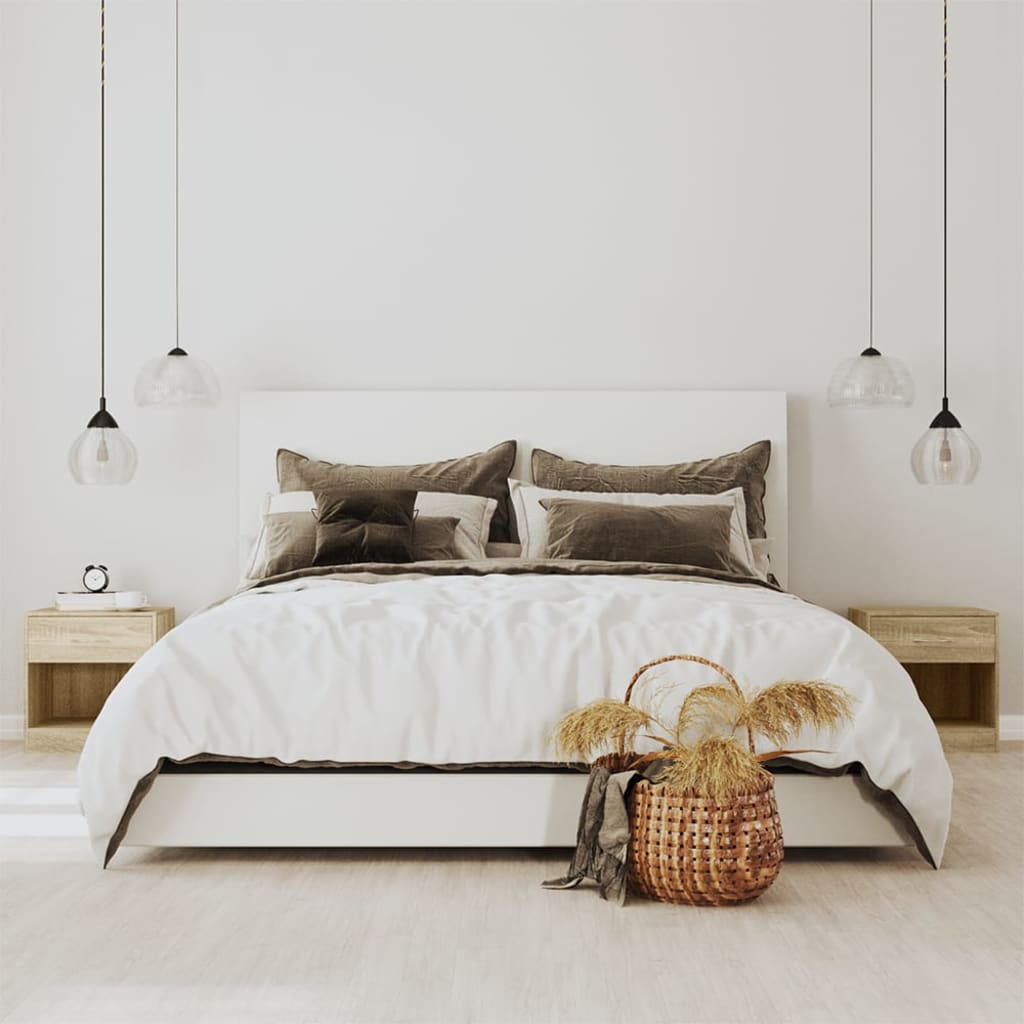 foto del prodotto comodini 2 pz con cassetto colore rovere cod mxl 53226