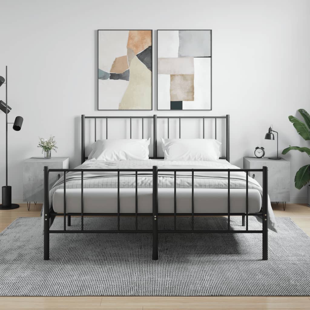 foto del prodotto comodini 2 pz grigio cemento 40x40x50 cm in legno multistrato