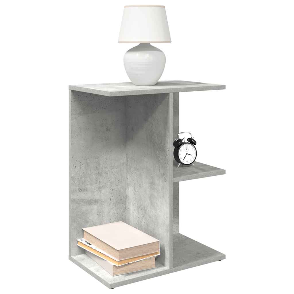 foto del prodotto comodini 2 pz grigio cemento 46,5x29x61 cm in legno multistrato