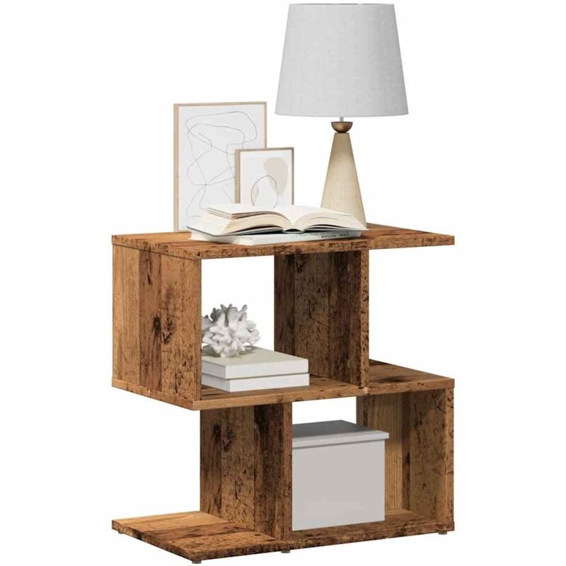 foto del prodotto comodini 2 pz in legno vecchio 50x30x51,5 cm legno multistrato vidaxl
