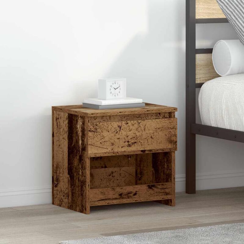 foto del prodotto comodini 2 pz legno antico 40x30x39 cm in legno multistrato vidaxl