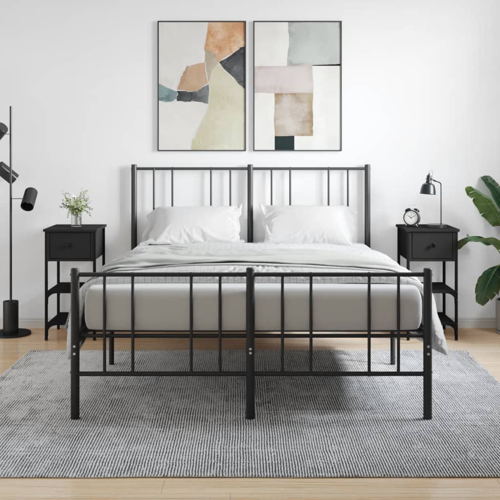 foto del prodotto comodini 2 pz neri 34x36x70 cm in legno multistratocod mxl 82042