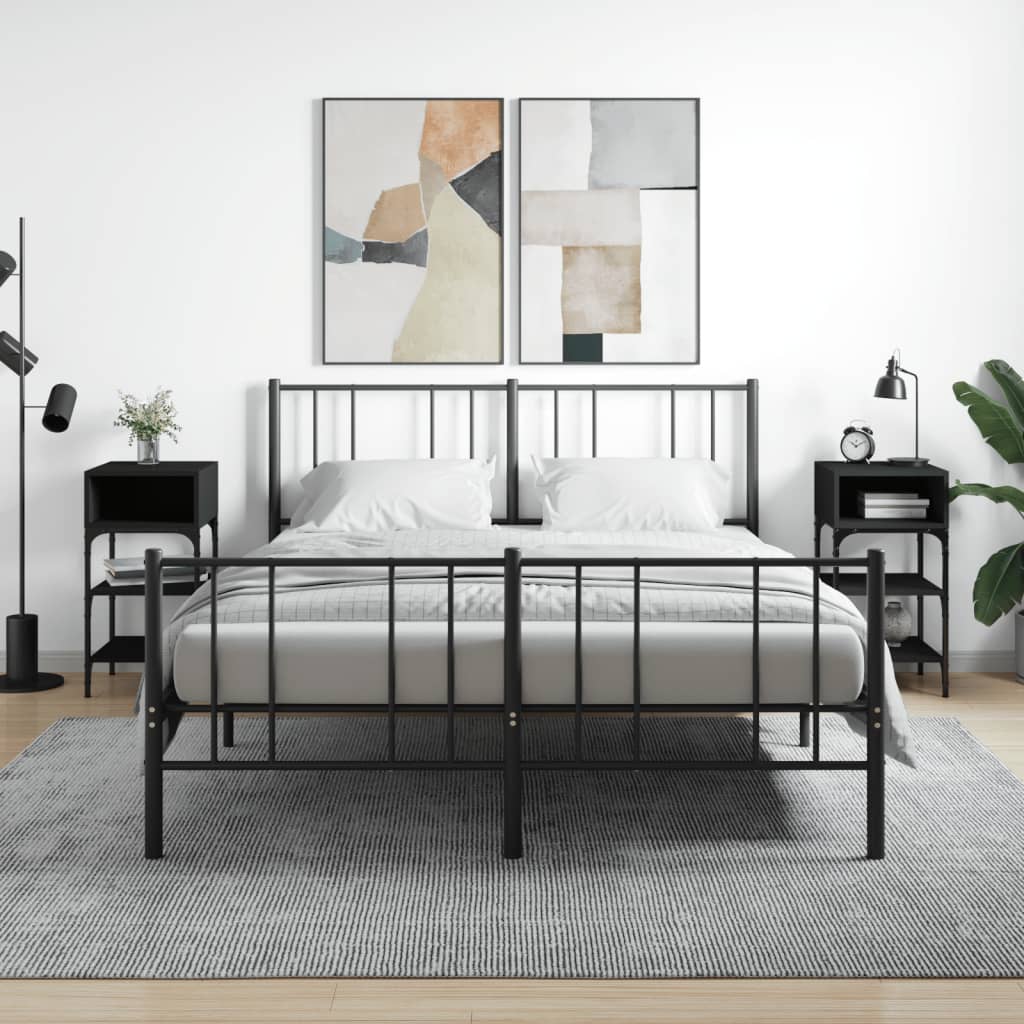 foto del prodotto comodini 2 pz neri 35x34,5x70 cm in legno multistratocod mxl 82034