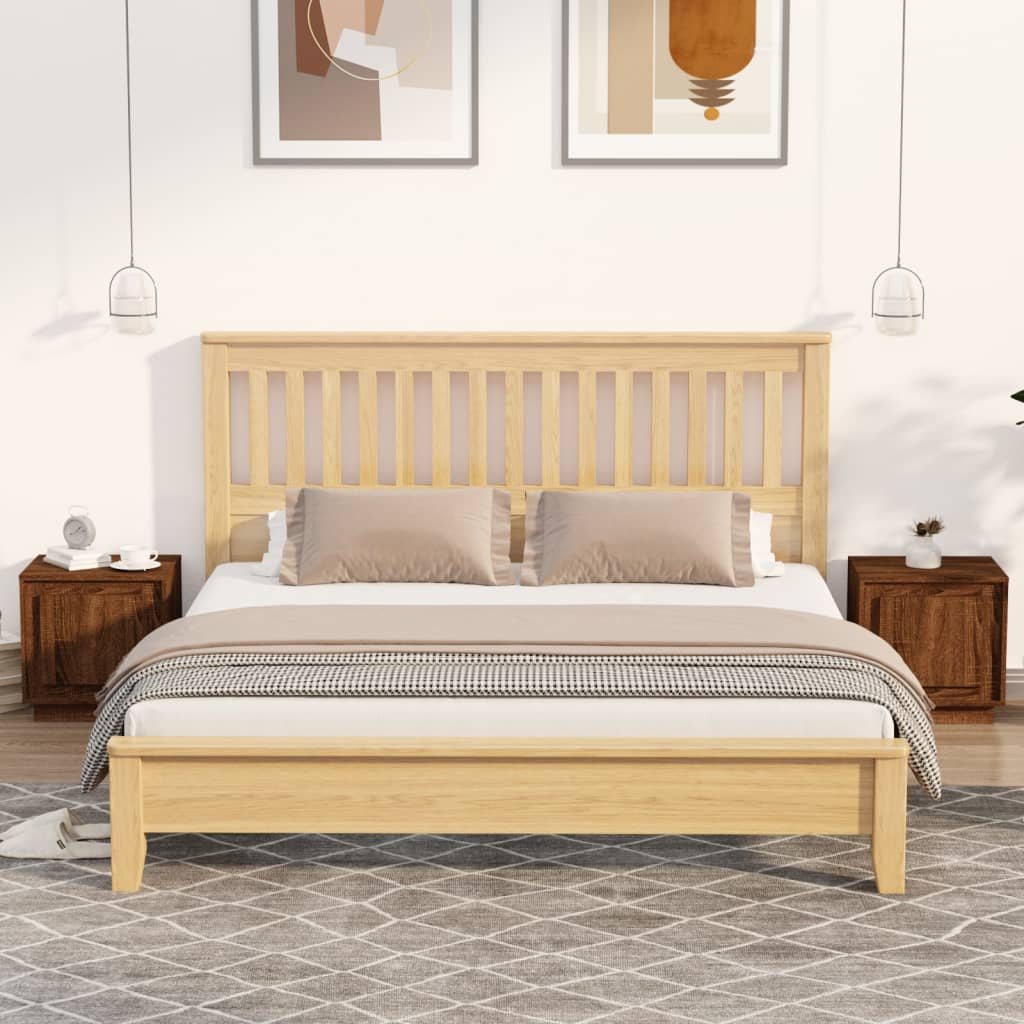 foto del prodotto comodini 2 pz rovere marrone 44x35x45 cm in legno multistratocod mxl 102917