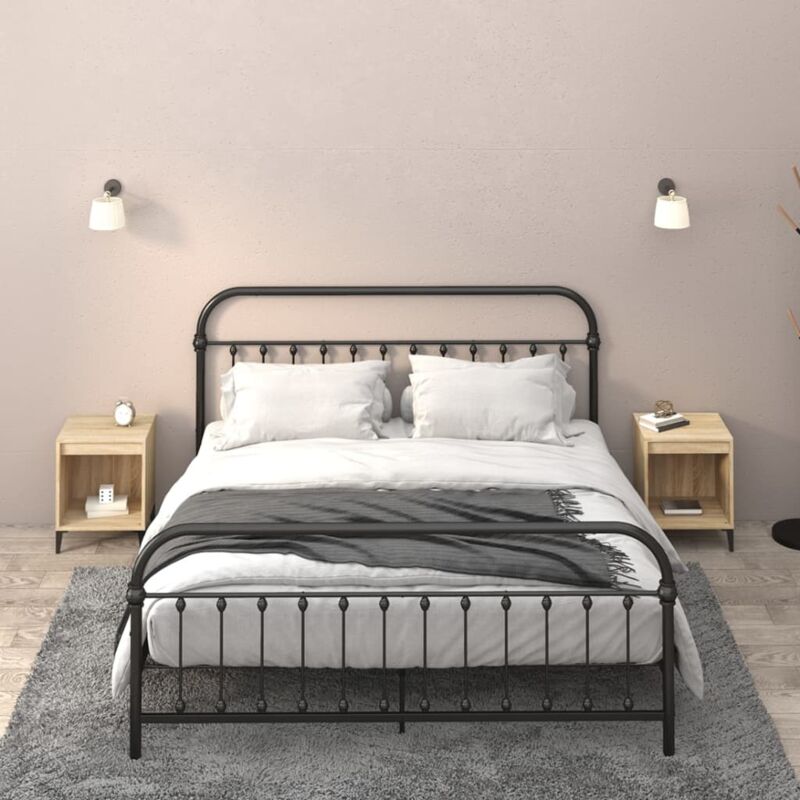 foto del prodotto comodini 2 pz rovere sonoma 40x35x50 cm vidaxl