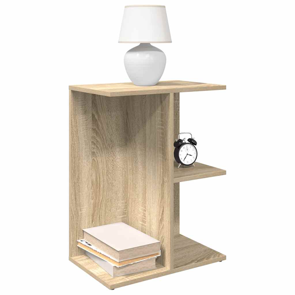 foto del prodotto comodini 2 pz rovere sonoma 46,5x29x61 cm in legno multistrato