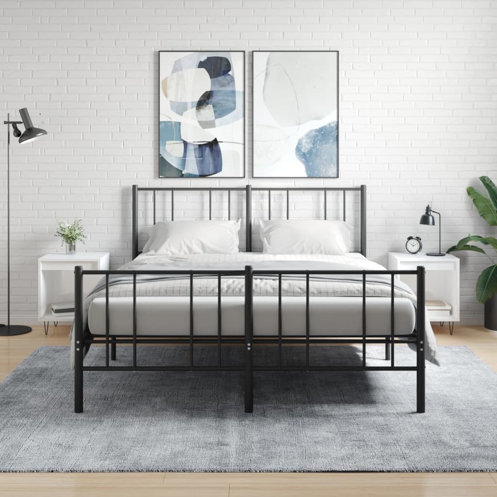 foto del prodotto comodini 2pz bianco lucido 40x35x50 cm in legno multistratocod mxl 102798