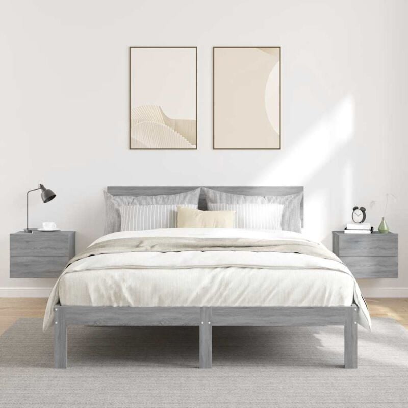 foto del prodotto comodini grigio sonoma 2 pz 40x30x30 cm in legno multistrato vidaxl