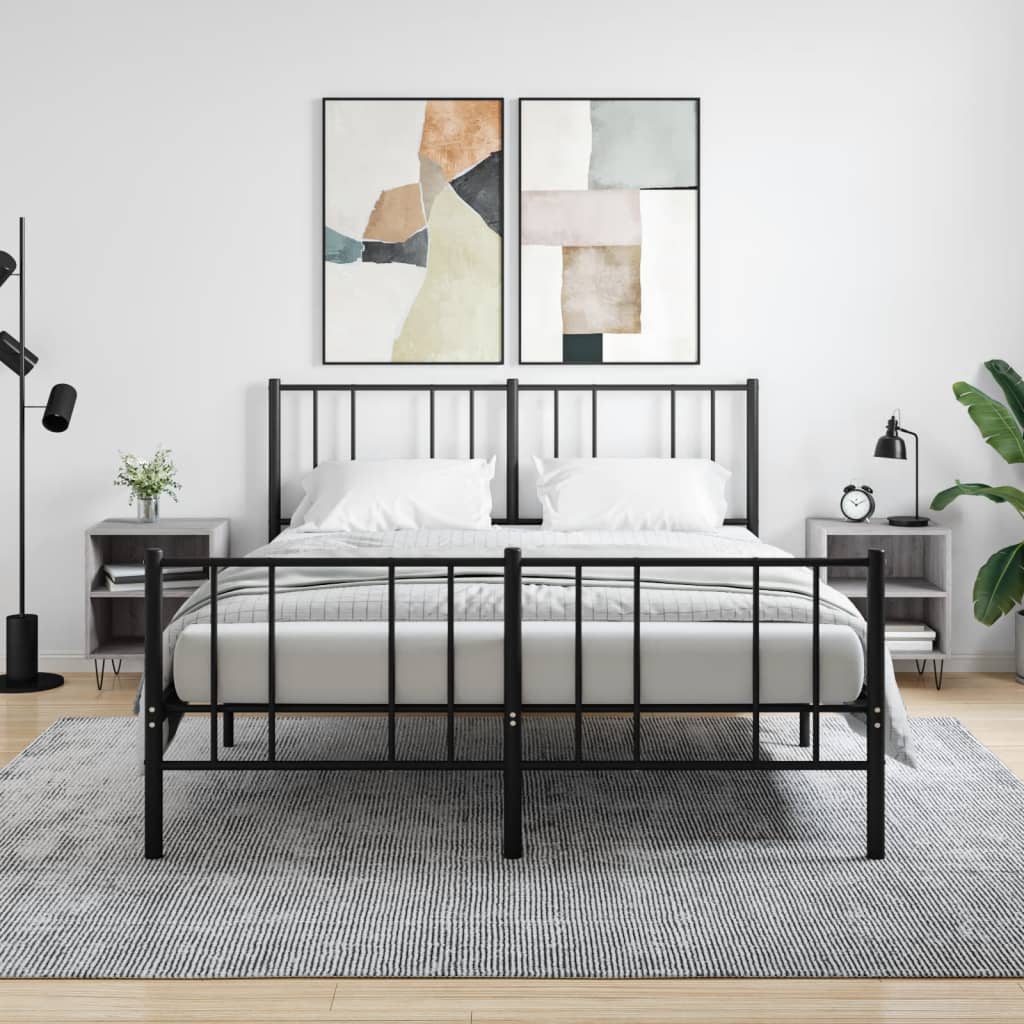 foto del prodotto comodini grigio sonoma 2 pz 40x30x50 cm in legno multistratocod mxl 128514