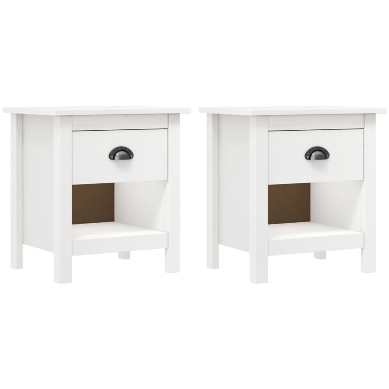 foto del prodotto comodini hill 2 pz 46x35x49,5 cm legno massello di pino vidaxl