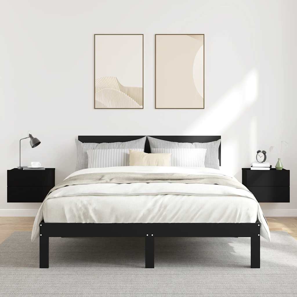 foto del prodotto comodini neri 2 pz 40x30x30 cm in truciolato cod mxl 53897