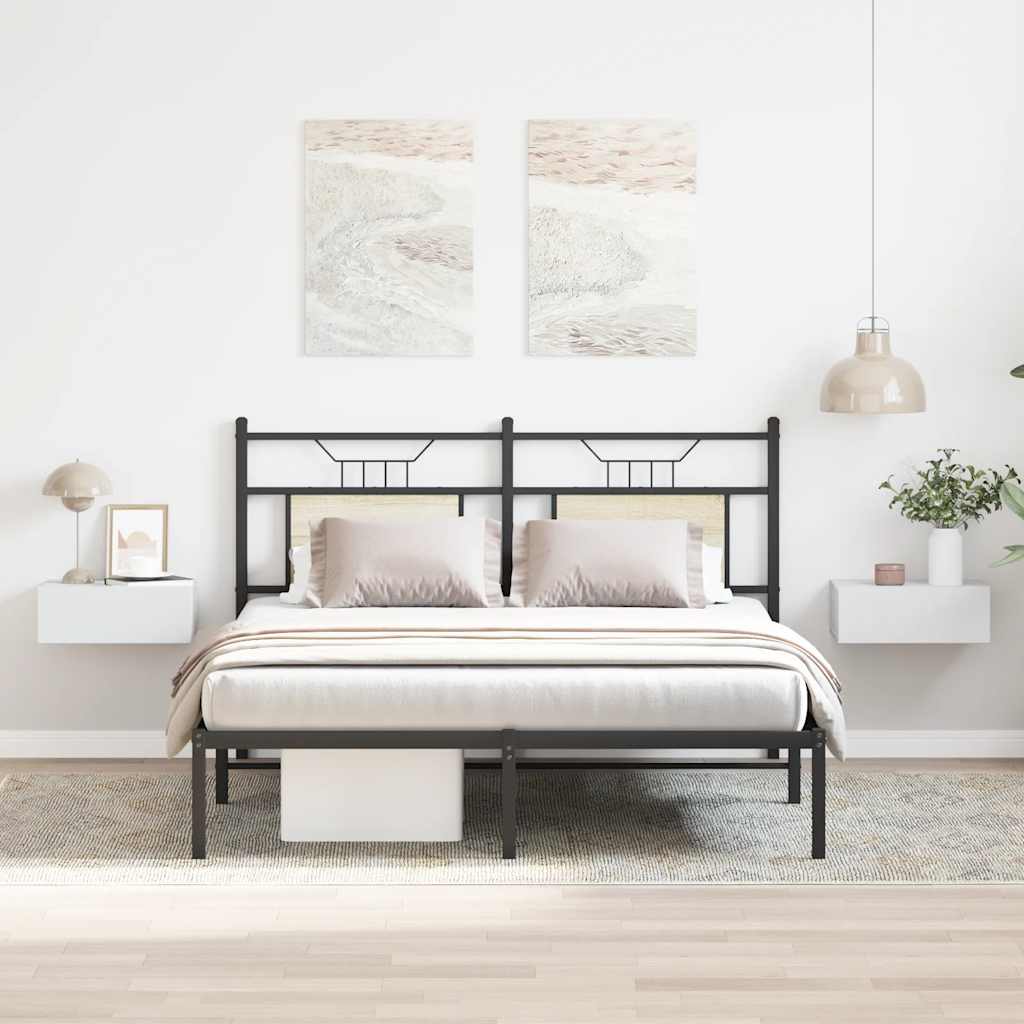 foto del prodotto comodini pensili 2 pz bianco 40x30x15 cm in truciolato cod mxl 54485