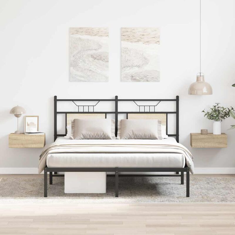 foto del prodotto comodini pensili 2pz rovere sonoma 40x30x15cm legno multistrato vidaxl
