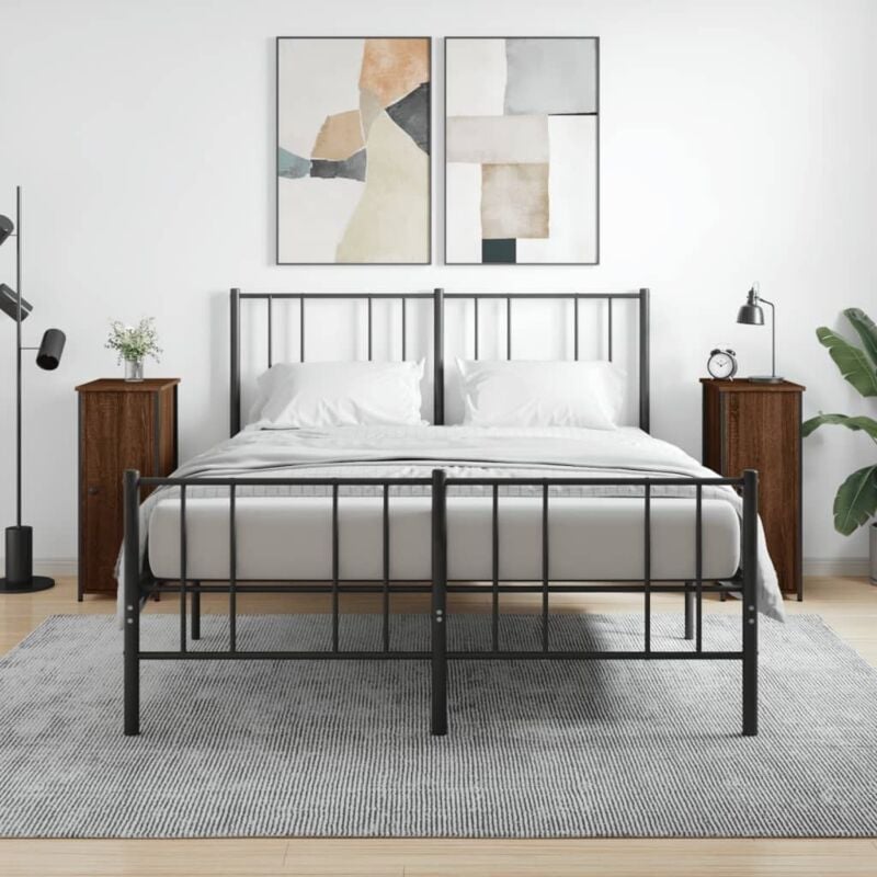 foto del prodotto comodini rovere marrone 2 pz 32x42x80 cm in legno multistrato vidaxl