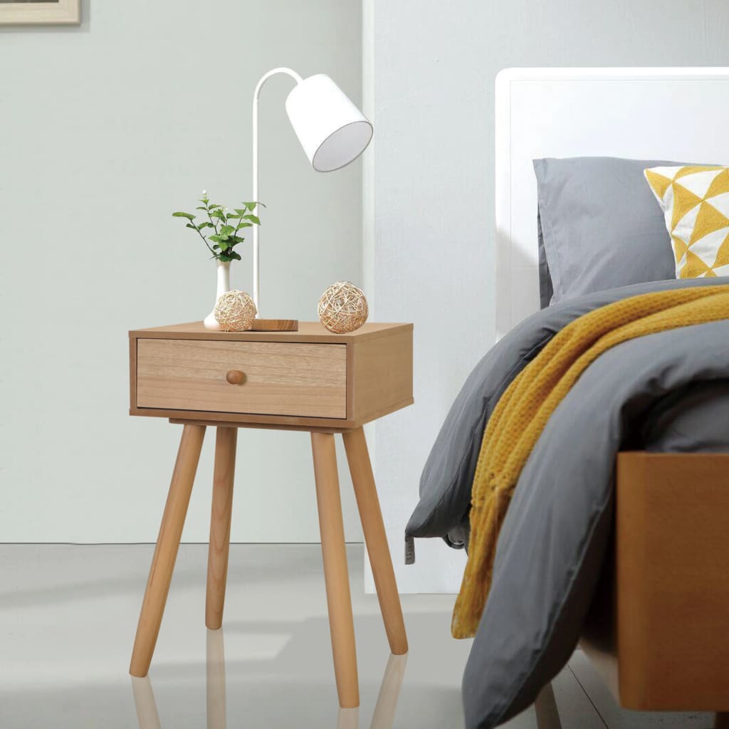 foto del prodotto comodini set 2 pz in massello di pino 40x30x61 cm marroni cod mxl 31036