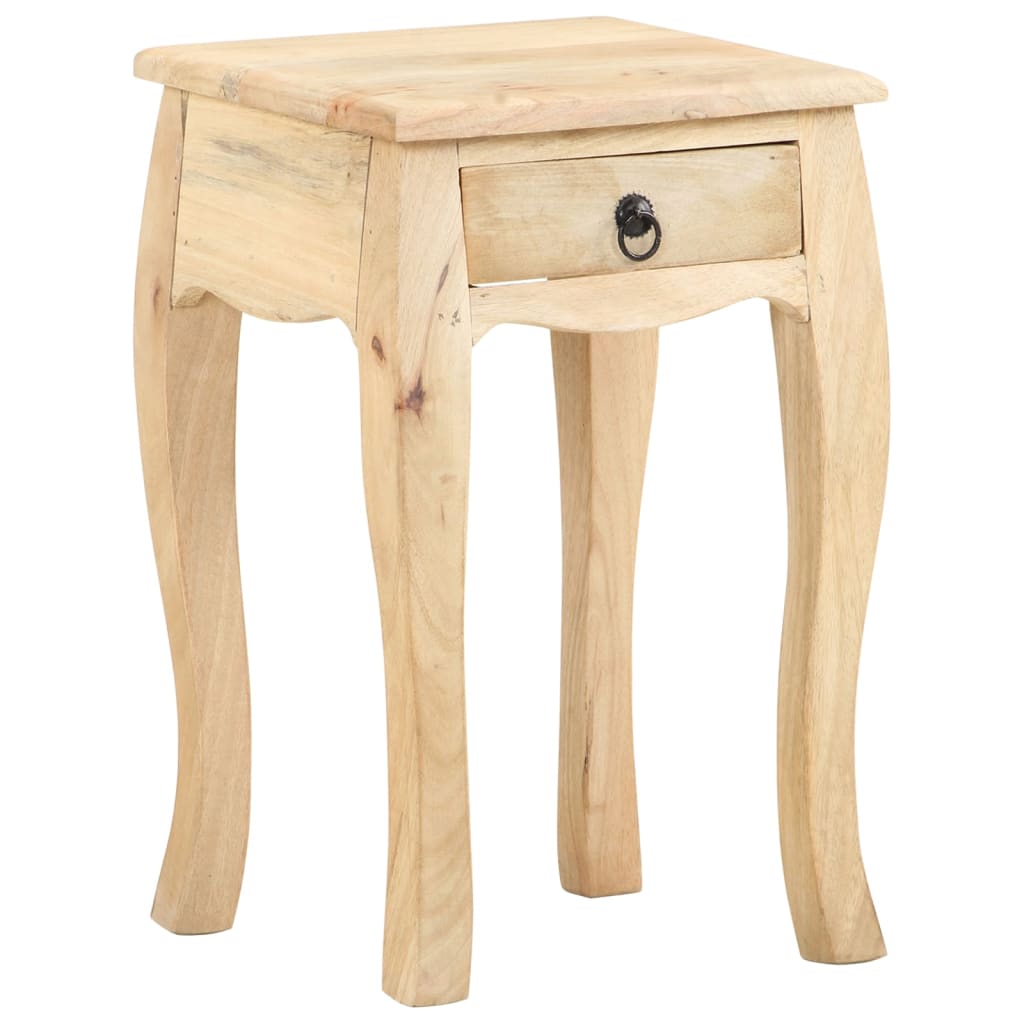 foto del prodotto comodino 28x28x46 cm in legno massello di mango cod mxl 30896