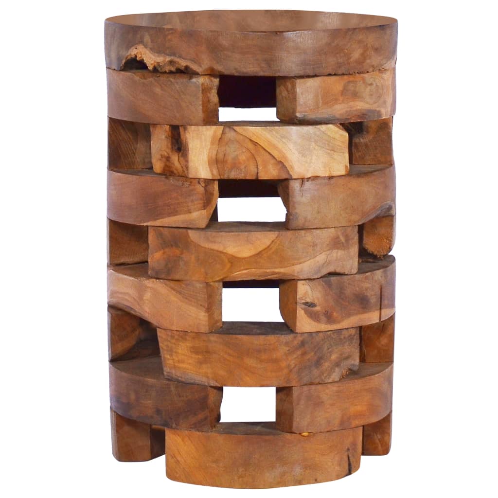 foto del prodotto comodino 30x30x45 cm in legno massello di teak cod mxl 30492