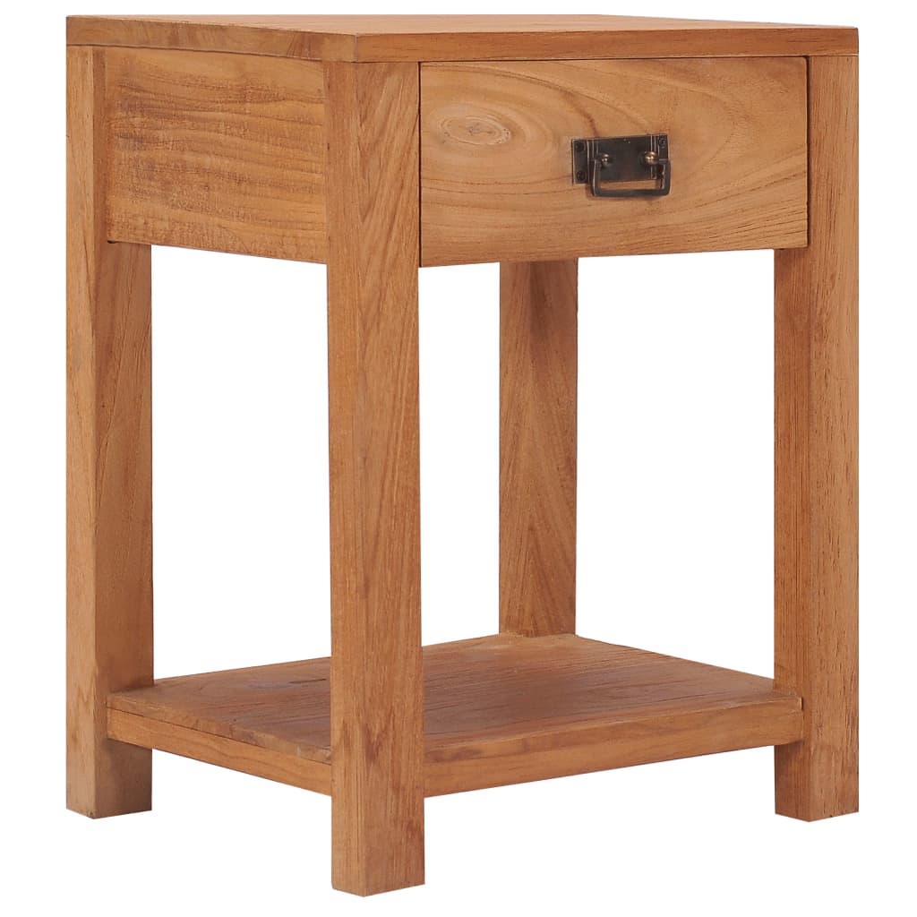 foto del prodotto comodino 35x35x50 cm in legno massello di teak cod mxl 30820