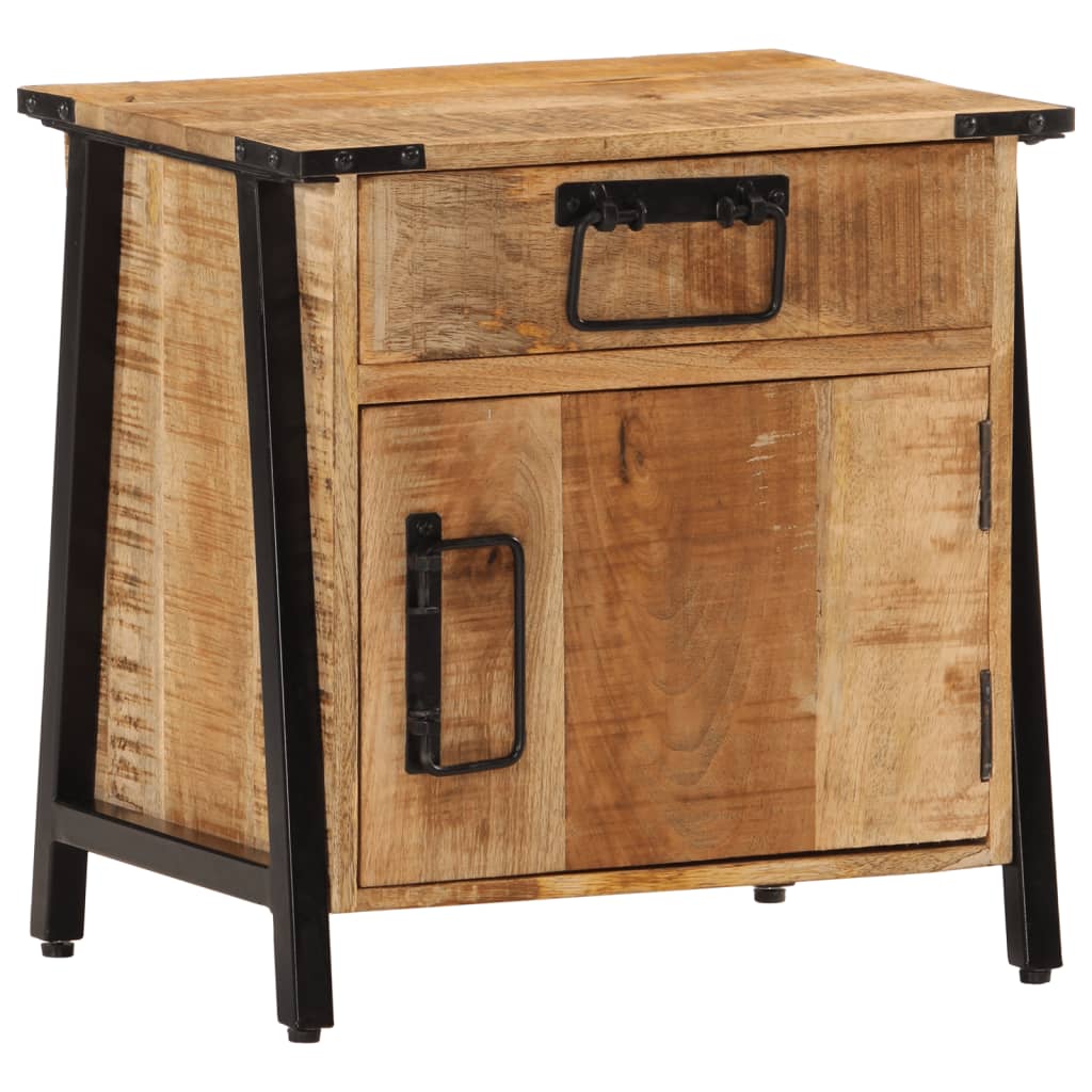 foto del prodotto comodino 40x30x42 cm in legno massello di mango