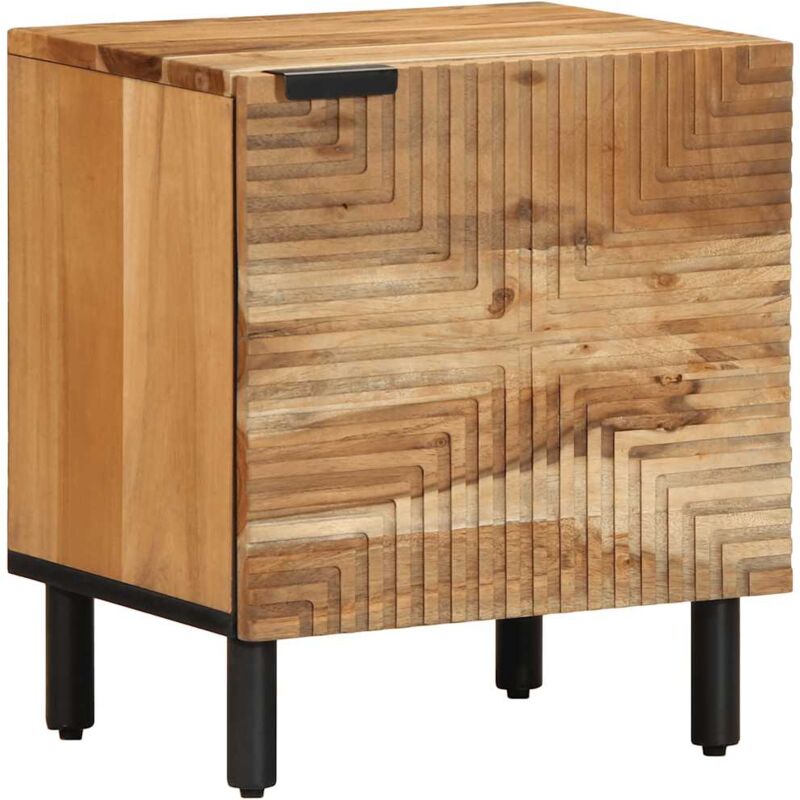 foto del prodotto comodino 40x33x46 cm in legno massello di acacia vidaxl
