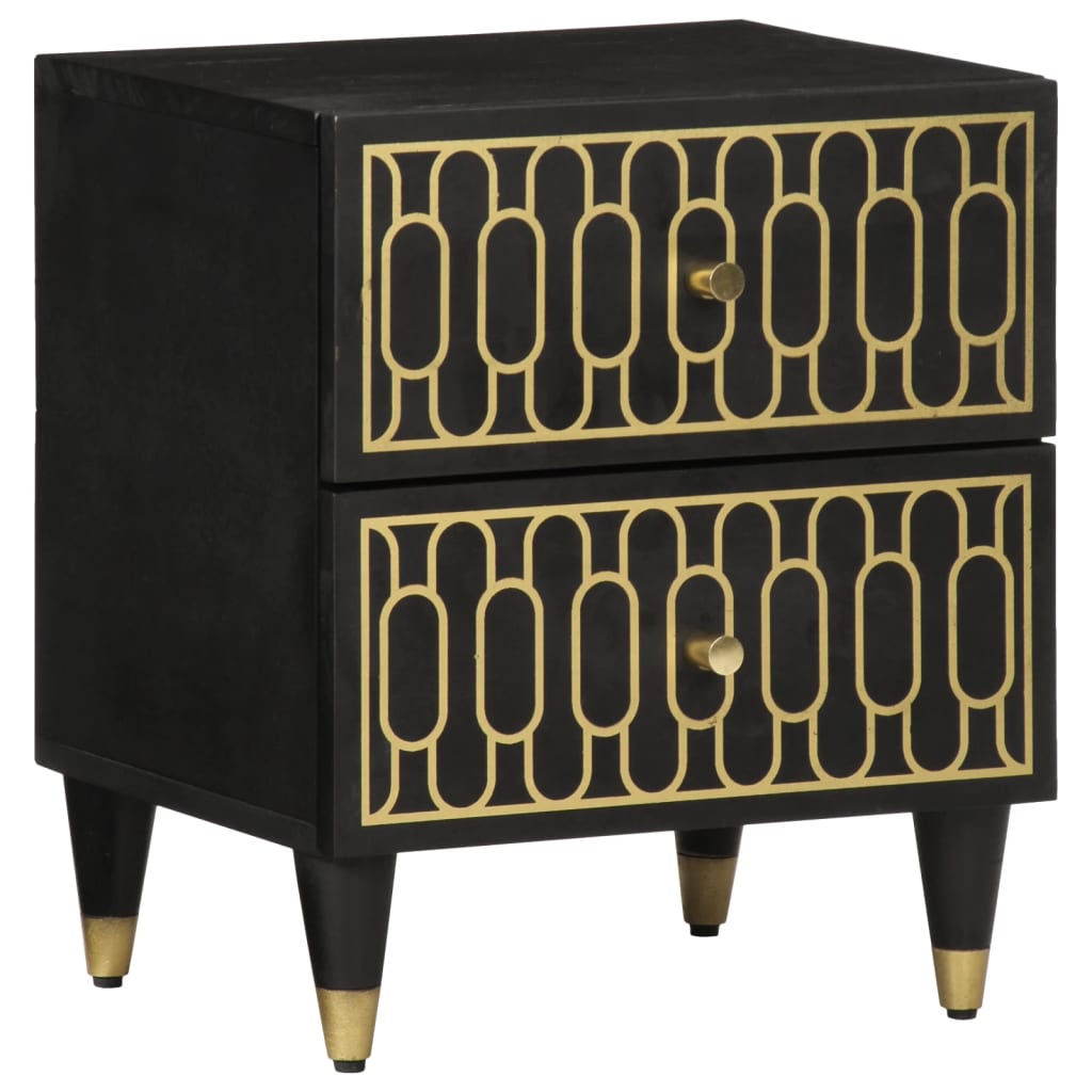 foto del prodotto comodino 40x33x46 cm in legno massello di mango
