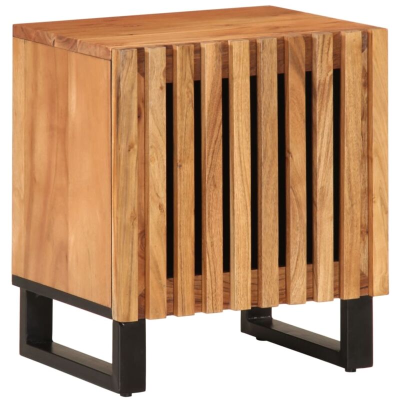 foto del prodotto comodino 40x34x46 cm in legno massello di acacia vidaxl