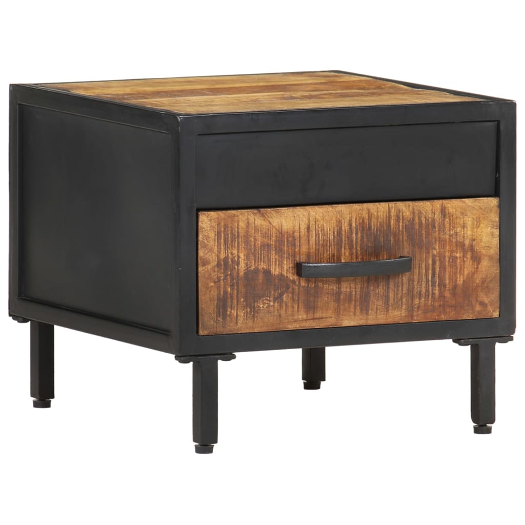 foto del prodotto comodino 40x40x35 cm in legno di mango grezzo cod mxl 30986