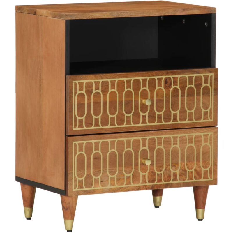 foto del prodotto comodino 50x33x62 cm in legno massello di mango vidaxl