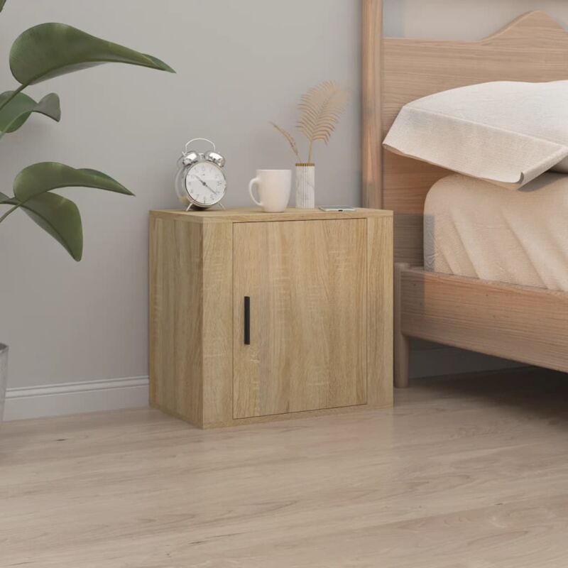 foto del prodotto comodino a muro rovere sonoma 50x30x47 cm vidaxl