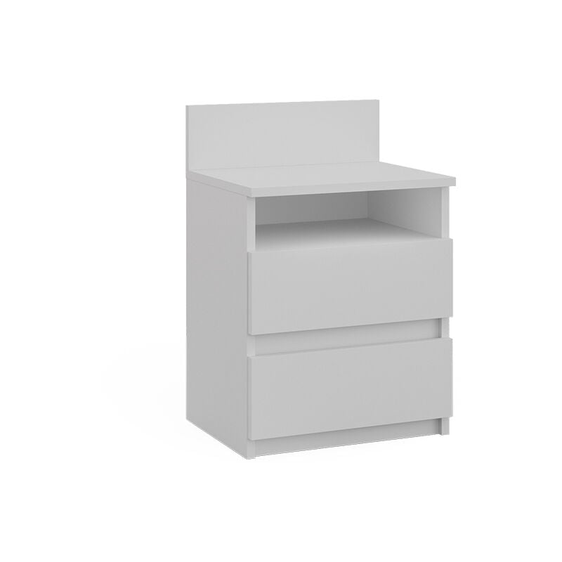 foto del prodotto comodino camera da letto monty, bianco, 39.6 x 59.1 cm vicco