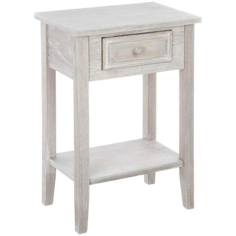 foto del prodotto comodino charme, legno sbiancato h67cm atmosphera cr ateur d int rieur