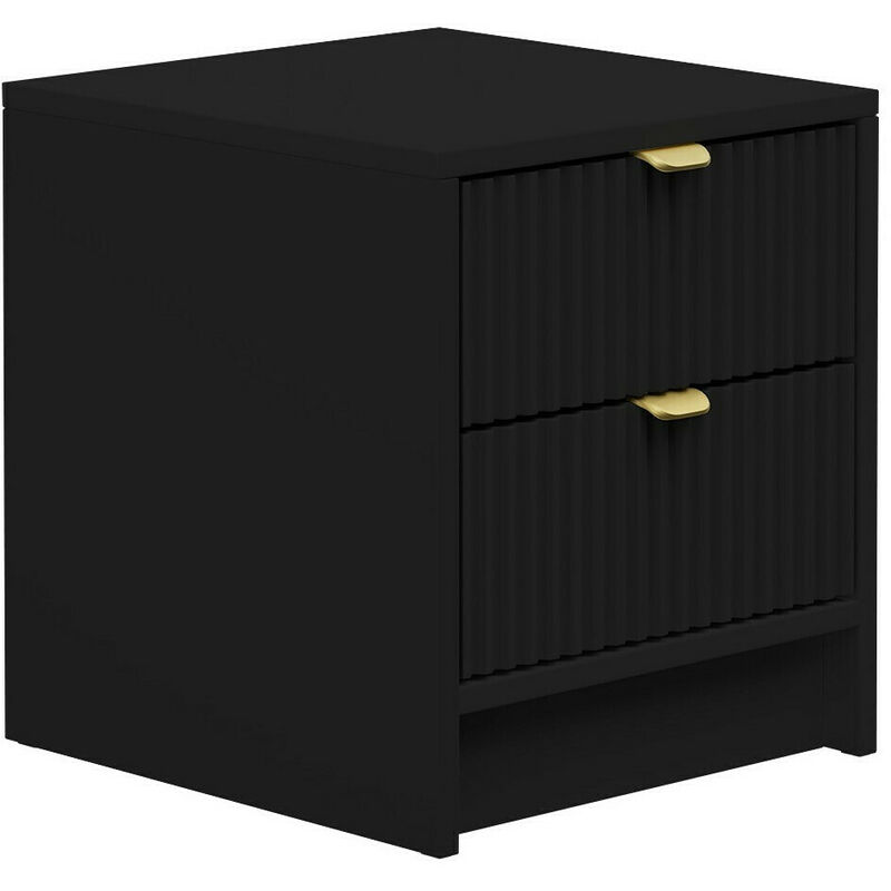 foto del prodotto comodino comfivo larmire 106, nero, numero di cassetti 0, il numero di porte 0, 40x35x40cm, truciolare laminato, pannello di fibra a media densit 