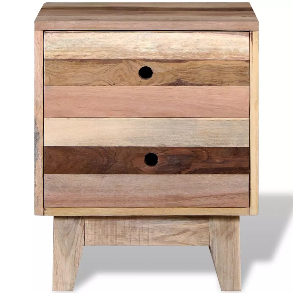 foto del prodotto comodino comodino cassettiera armadio camera da letto mobili in legno massello di recupero 1402019