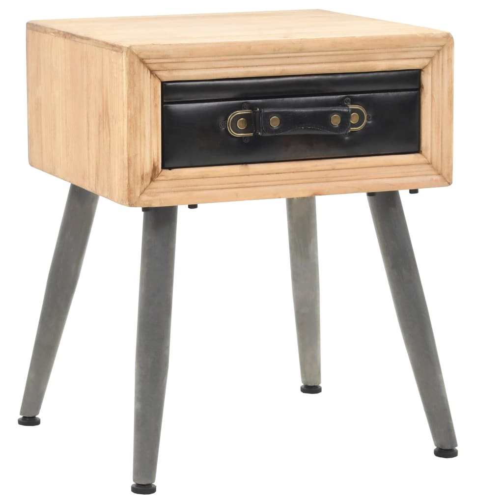 foto del prodotto comodino comodino cassettiera armadio mobile camera da letto in legno massello di abete 43 x 38 x 50 cm