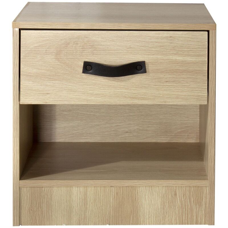 foto del prodotto comodino con 1 cassetto e 1 scomparto