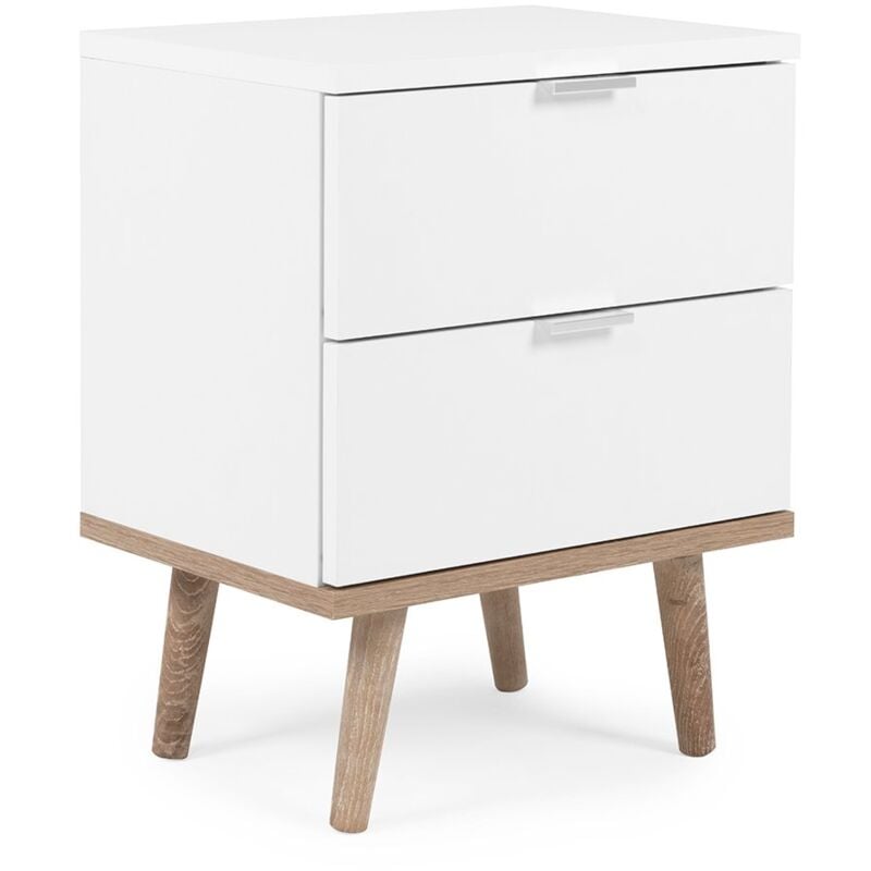 foto del prodotto comodino con 2 cassetti l40 cm copenhague