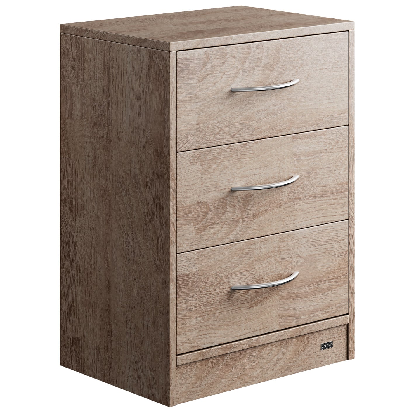 foto del prodotto comodino con cassetti eloise rovere 54x39x28cm