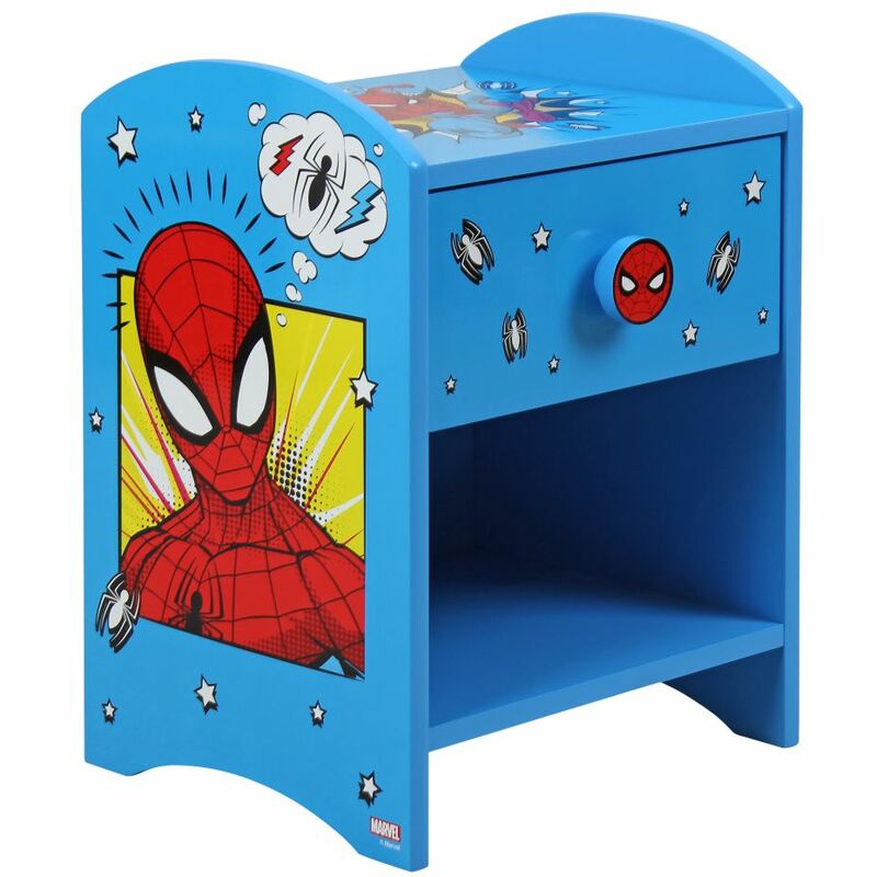 immagine 0 del prodotto comodino con cassetto spiderman azzurro