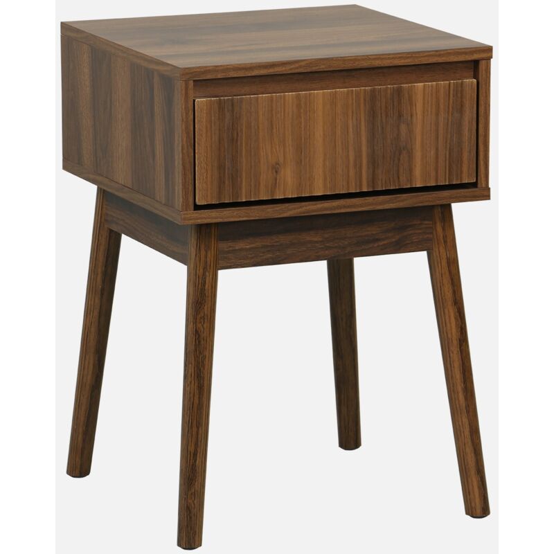 foto del prodotto comodino decorazione legno 1 cassetto