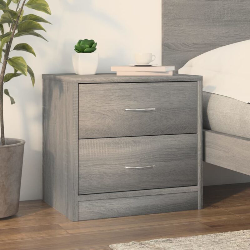 foto del prodotto comodino grigio sonoma 40x30x40 cm in truciolato vidaxl