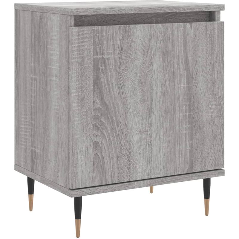 foto del prodotto comodino grigio sonoma 40x30x50 cm in legno multistrato vidaxl