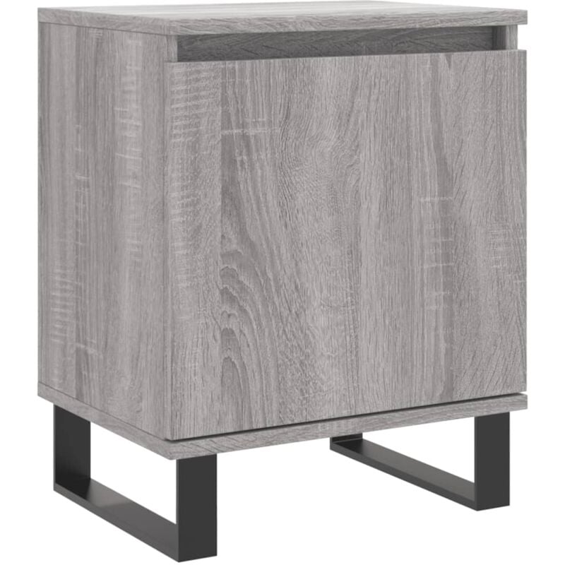 foto del prodotto comodino grigio sonoma 40x30x50 cm in legno multistrato vidaxl